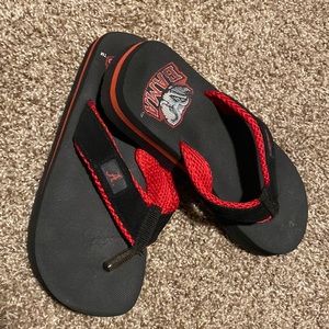University of Alabama cute & comfy flip flops! Size 6-6.5, GUC!